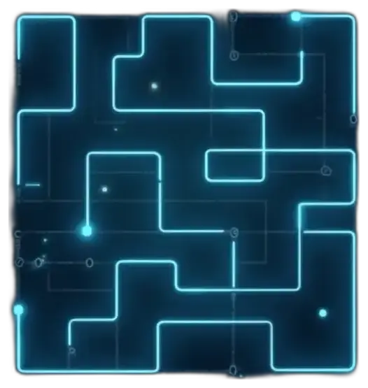 Echo Lines abstract path illustration